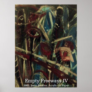 POSTER AUTOROUTES VIDES IV