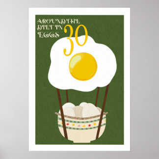 Poster Autour de l'alimentation en 30 œufs
