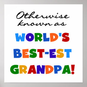 Poster Autrement connu en tant que cadeaux du grand-papa 