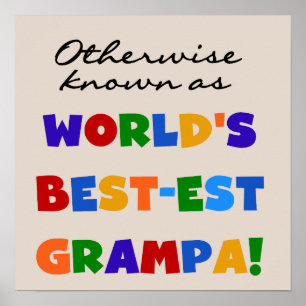 Poster Autres sous le nom de Meilleurs T-shirts Grampa