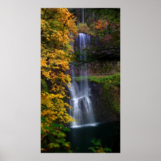 Poster Autum Lower South Falls (Devant)