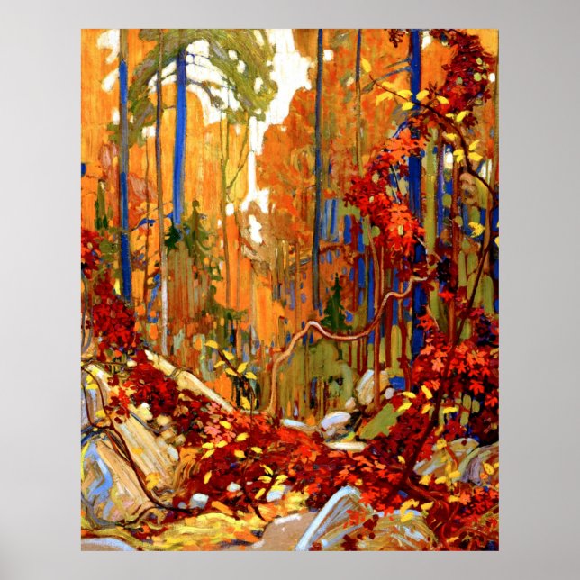 Poster Autumn Garland, art de Tom Thomson, (Devant)