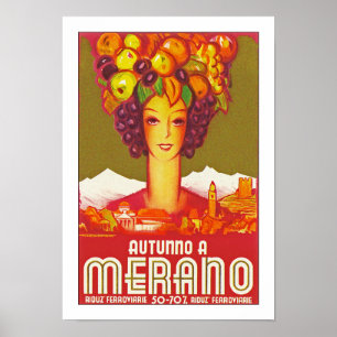 Poster Autunno a Merano
