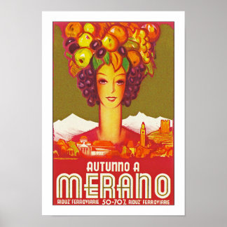 Poster Autunno a Merano