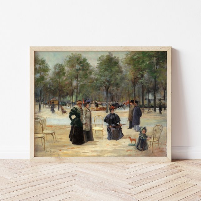 Poster Aux Champs-Élysées | Louis Abel-Truchet (Créateur téléchargé)