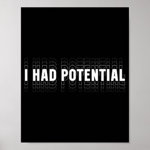 Poster Avait un humour potentiel amusant de professeur de