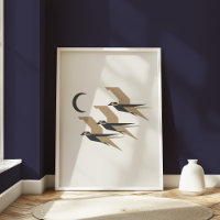 Avales géométriques Art minimaliste moderne
