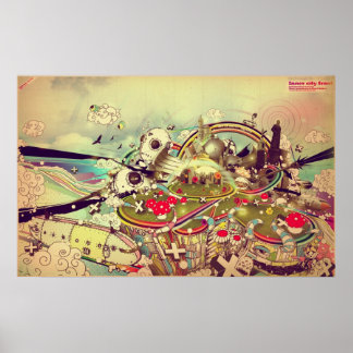 Poster Avant de la ville intérieure