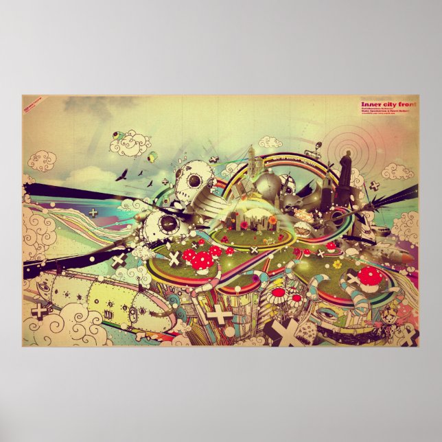 Poster Avant de la ville intérieure (Devant)