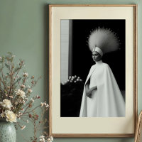 Avant-Garde impératrice : Couture blanche et noire