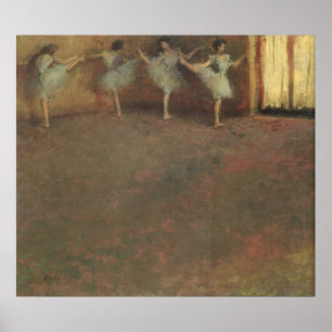 Poster Avant le ballet d'Edgar Degas, Art Vintage