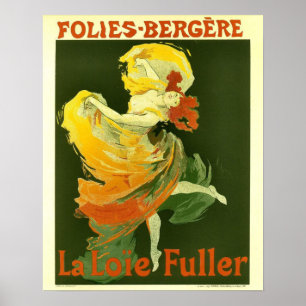 Poster avec Chic Vintage Dancing Print