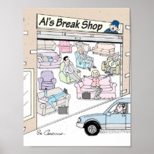 Poster Avec Dessin Mécanique Par Sal Caradonna
