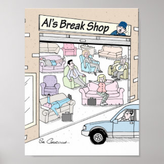 Poster Avec Dessin Mécanique Par Sal Caradonna