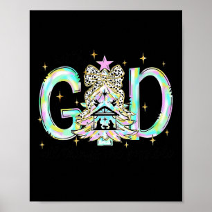 Poster Avec Dieu, tout est possible Noël Nativit