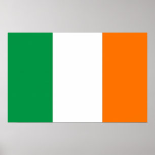 Poster avec Drapeau d'Irlande