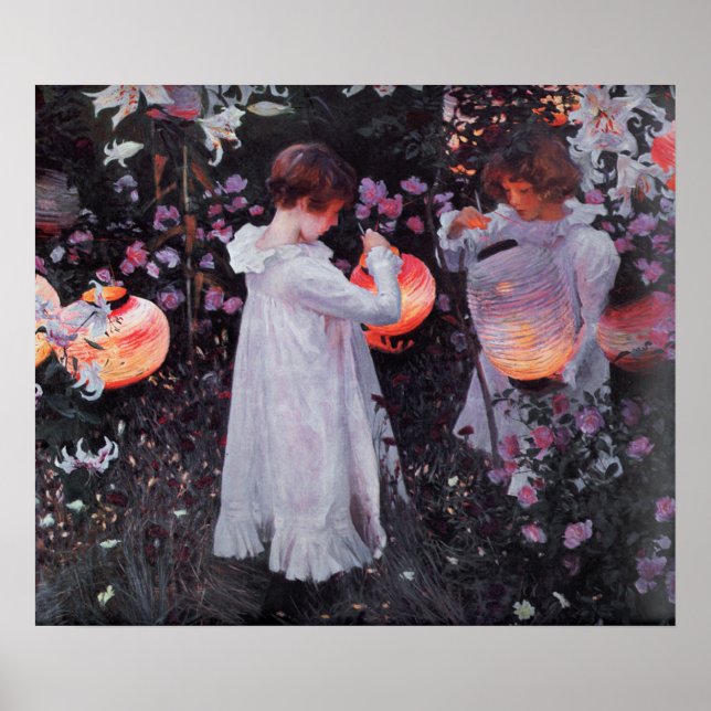 Poster Avec John Singer Sargent Peinture (Devant)