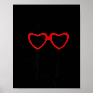 Poster Avec la Saint-Valentin Cœur de Berger Allemand