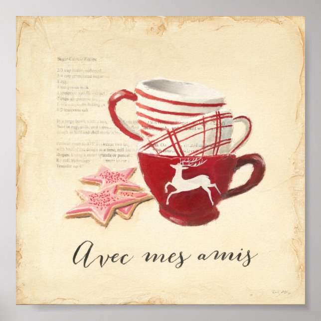 Poster Avec Mes Amis (Devant)