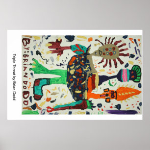 Poster avec triple menace