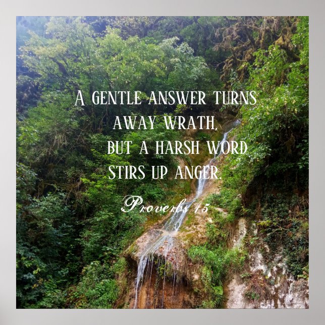 Poster avec un verset biblique (Devant)