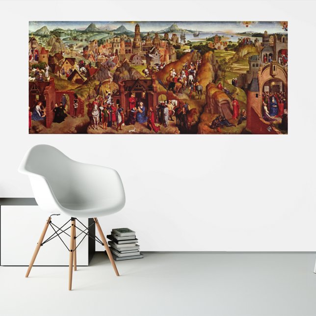 Poster Avent et triomphe du Christ Hans Memling 1480 (Créateur téléchargé)
