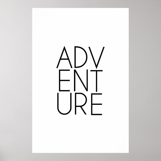 Poster Aventure (Devant)