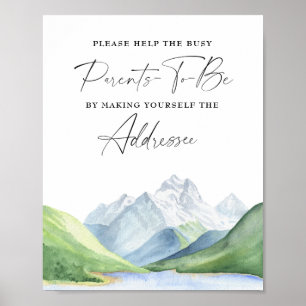 Poster Aventure - Aidez le futur parent occupé destinatai