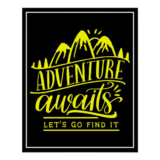 Poster Aventure Attend Allons le trouver (Devant)