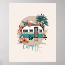 Aventure Boho Camper Print