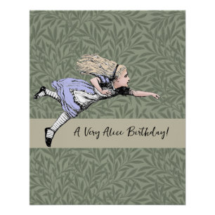 Poster Aventure d'Alice au pays des merveilles volante Te