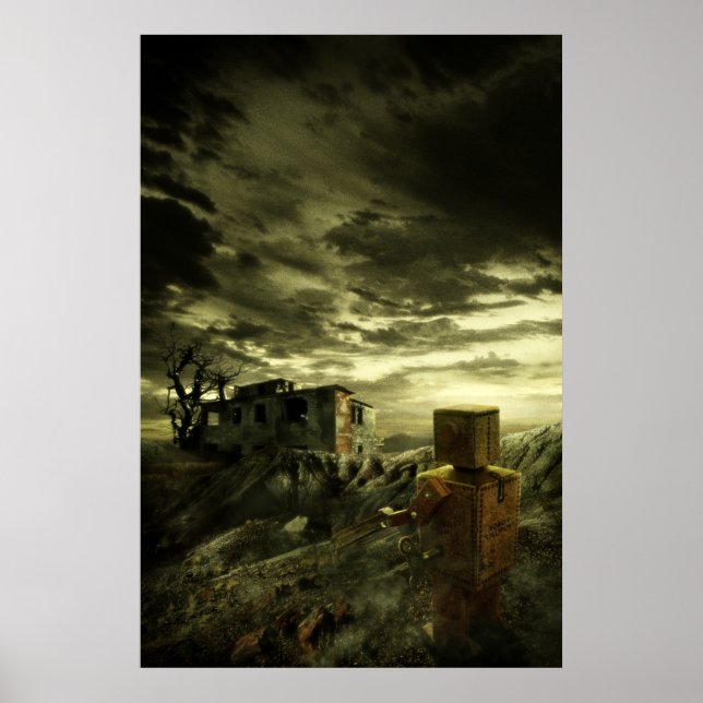 Poster Aventure du petit robot (Devant)