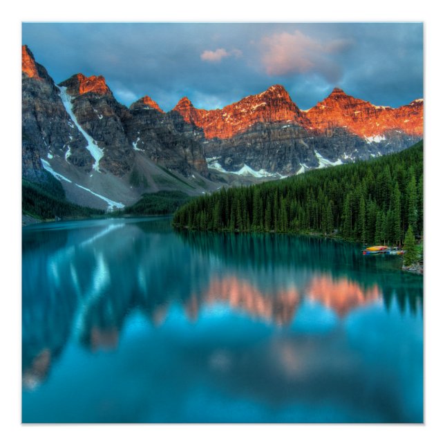 Poster Aventure estivale à Lake Louise en Alberta Canada (Devant)