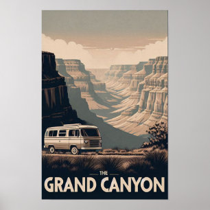 Poster Aventure Retro Grand Canyon