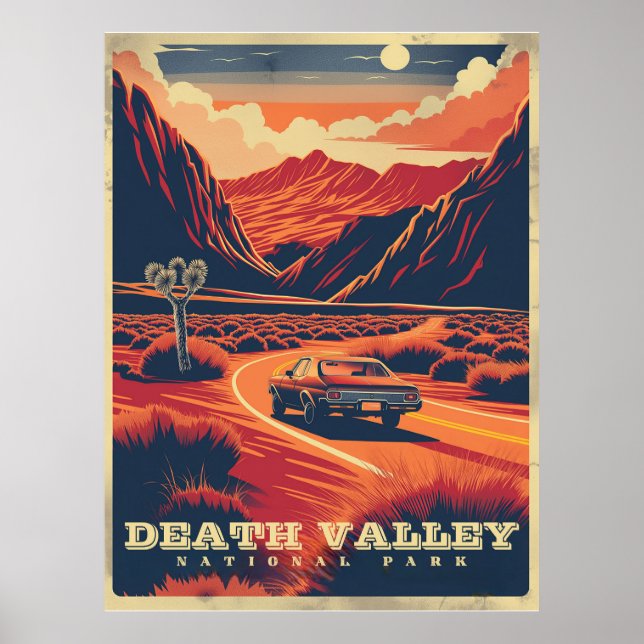 Poster Aventure rétrospective dans la vallée de la Mort ( (Devant)