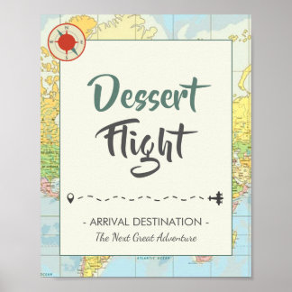 Poster Aventure | Voyage | Panneau dessert