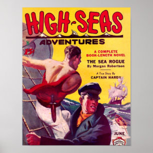 Poster Aventures en haute mer Juin 1935