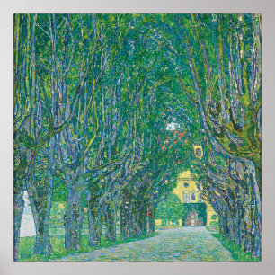 Poster Avenue à Schloss Kammer Park — Gustav Klimt