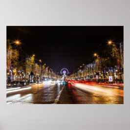 Poster Avenue Champs-Elysées