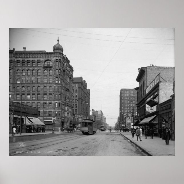 Poster Avenue Hennepin (Devant)