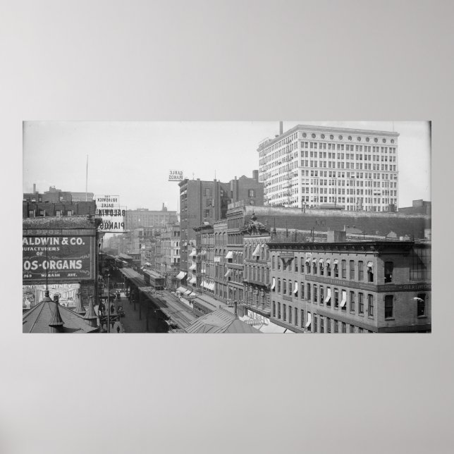 Poster Avenue Wabash (Devant)