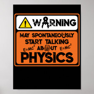 Poster Avertissement Commencez Spontanément À Parler De P