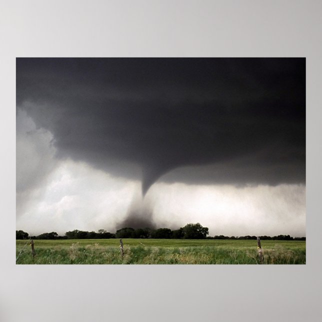 Poster Avertissement de tornade (Devant)