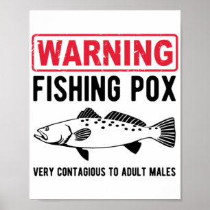 Poster Avertissement Poche de pêche
