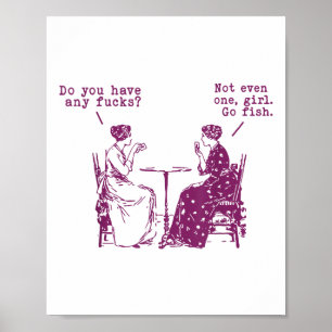 Poster Avez-Vous Des Fois Pas Même Une Fille Va Poisson