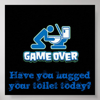 Poster Avez-vous éteint vos toilettes aujourd'hui ?