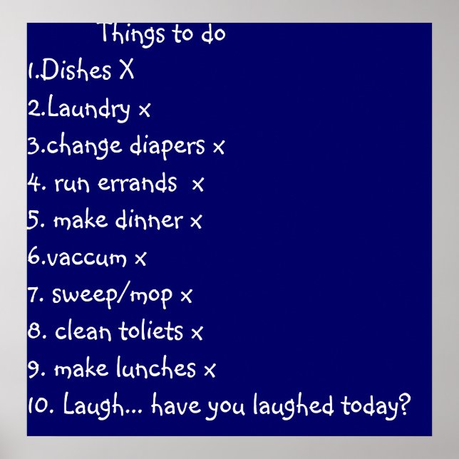 Poster Avez-vous ri aujourd'hui ? (Devant)