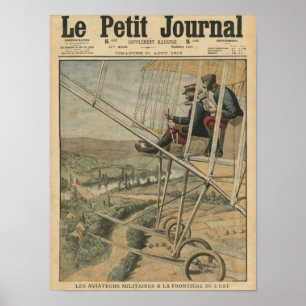 Poster Aviateurs militaires sur l'avant oriental
