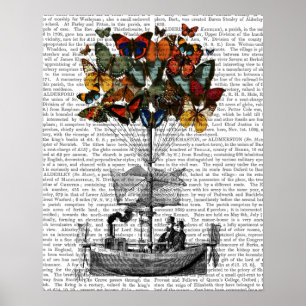 Poster Avion Butterfly
