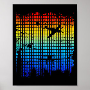 Poster Avion de combat de la Seconde Guerre mondiale